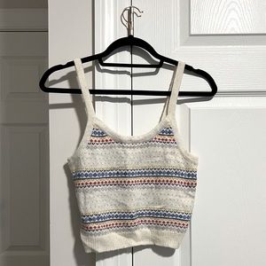 Aerie Crop Sweater Tank